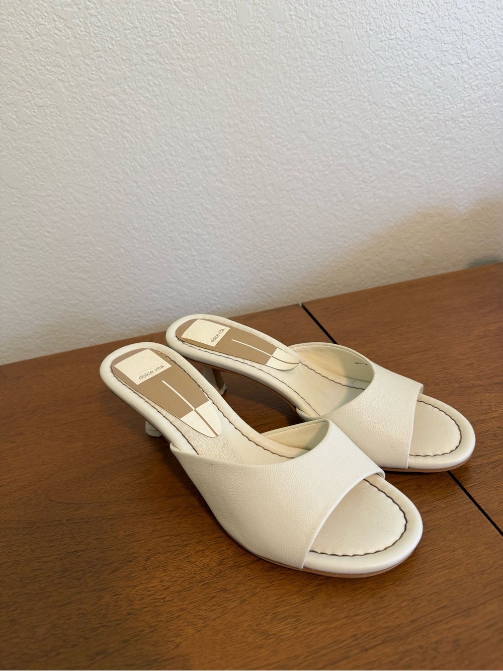 Dolce Vida White Heels